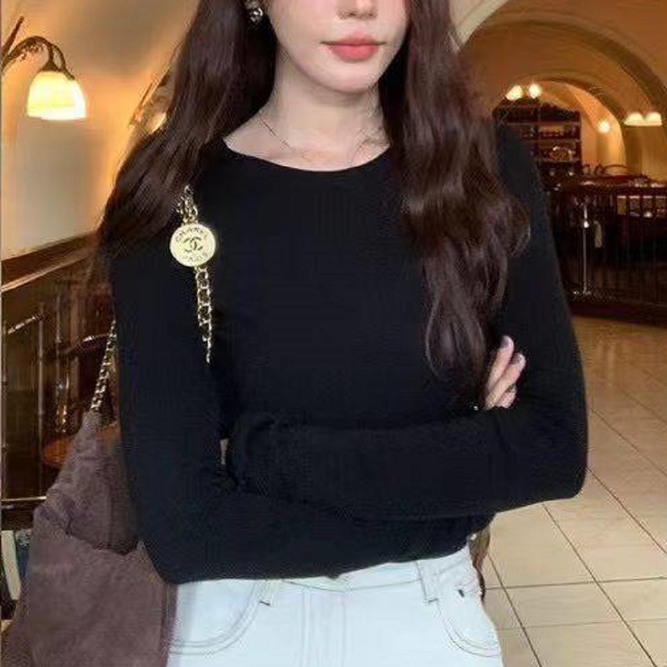 Number28 - 圓領素面內搭上衣 286282-細節圖5