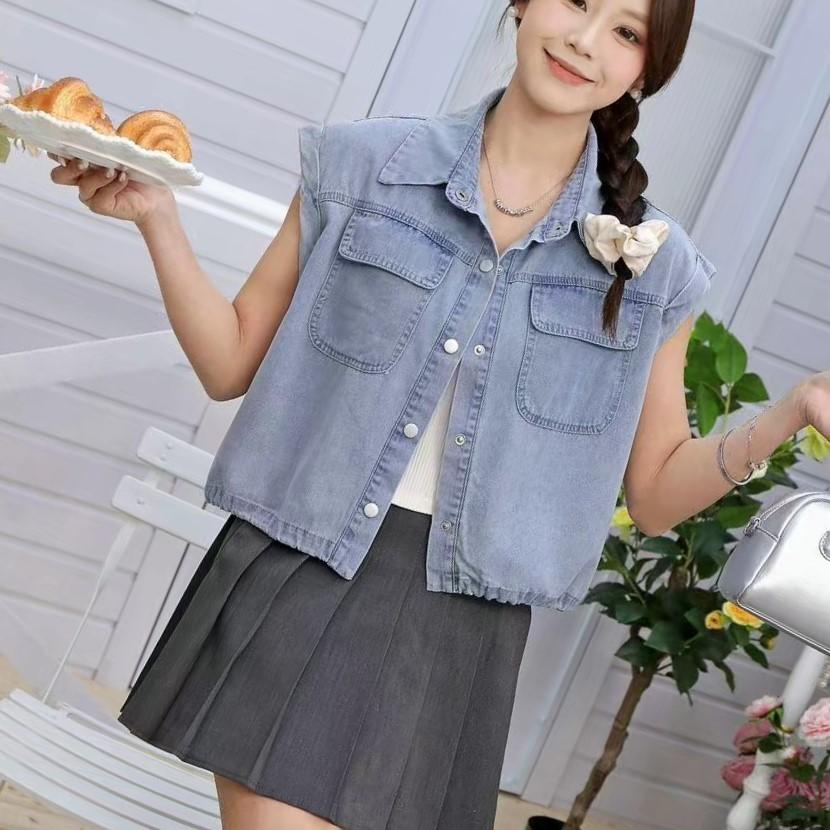 Number28 - 排釦外搭牛仔背心 286265-細節圖4