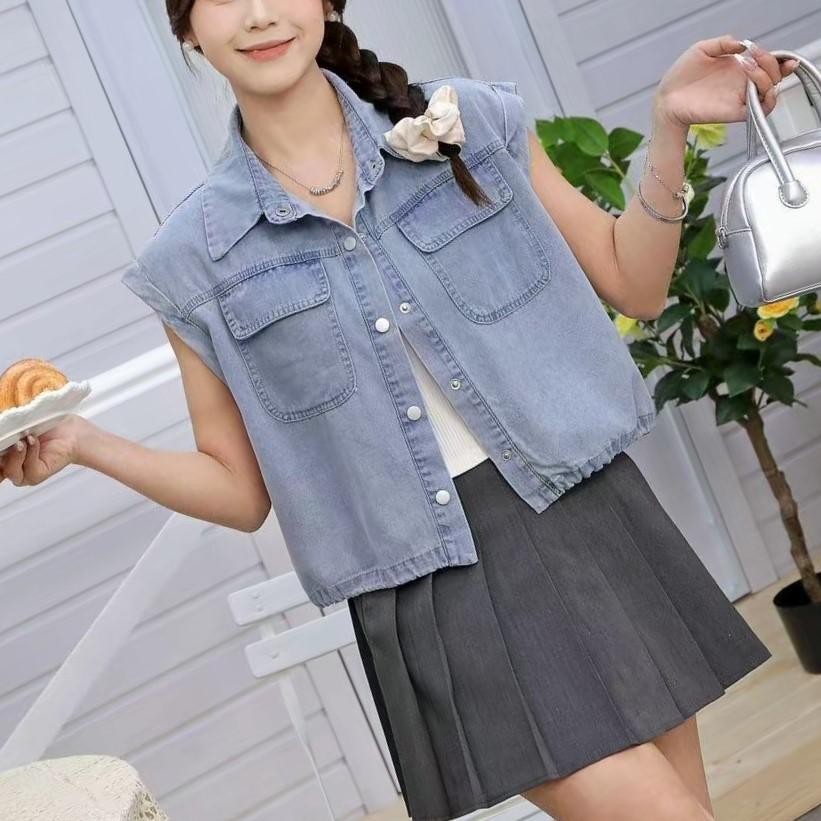 Number28 - 排釦外搭牛仔背心 286265-細節圖5