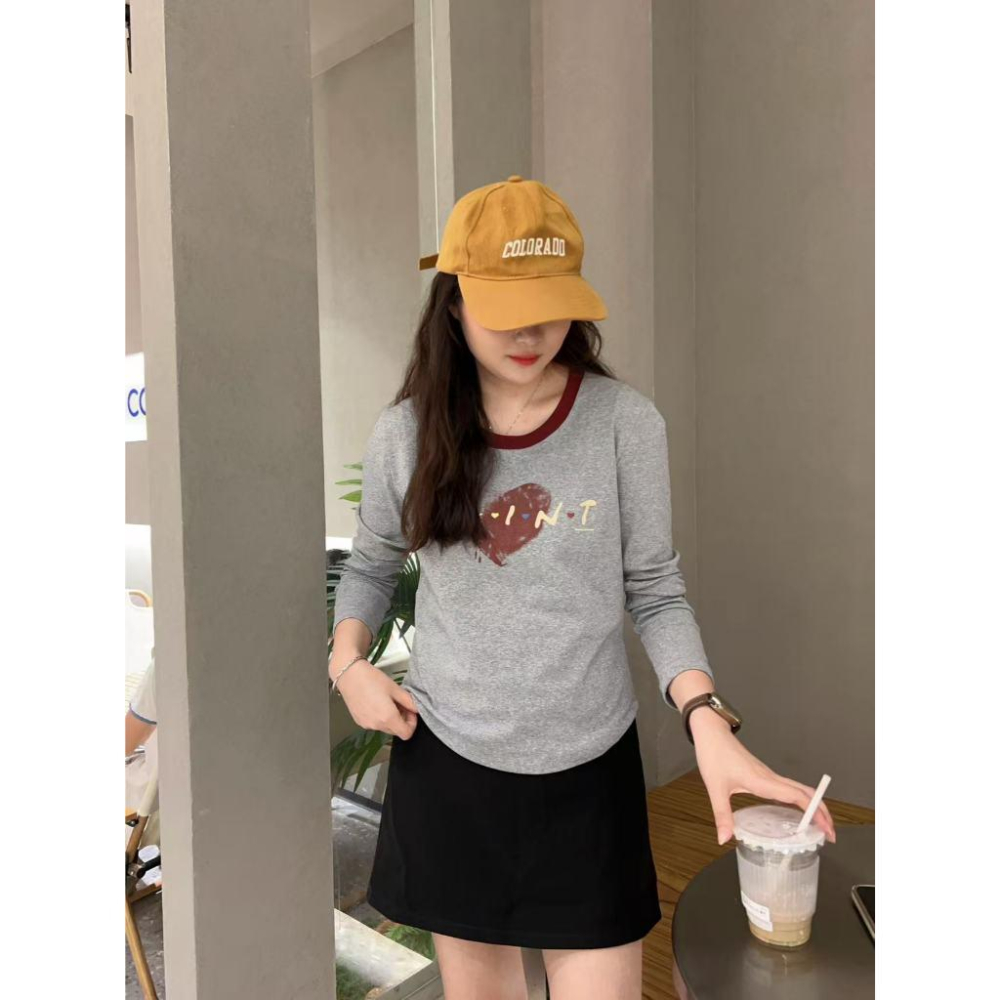 Number28 - SAINT字母愛心長T 286285-細節圖3