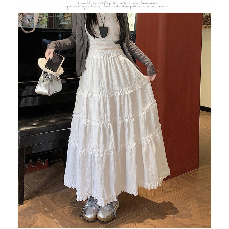 Number28 - 鬆緊腰蛋糕長裙 286243-細節圖7