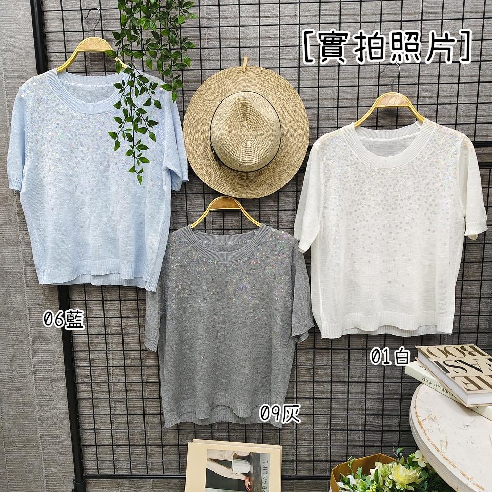 Number28 - 閃亮亮片針織上衣 286029-細節圖2