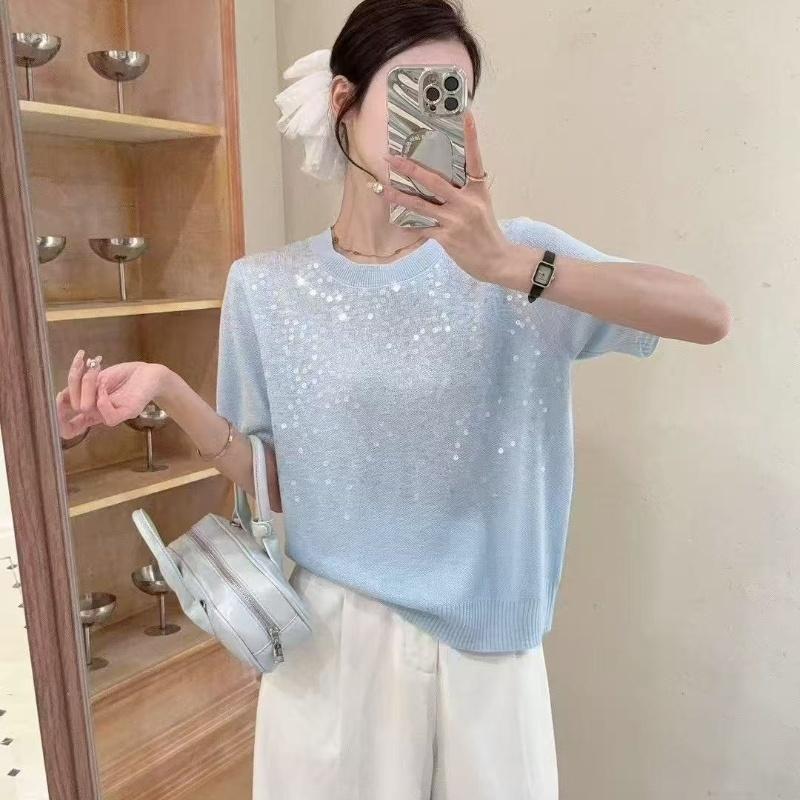 Number28 - 閃亮亮片針織上衣 286029-細節圖3