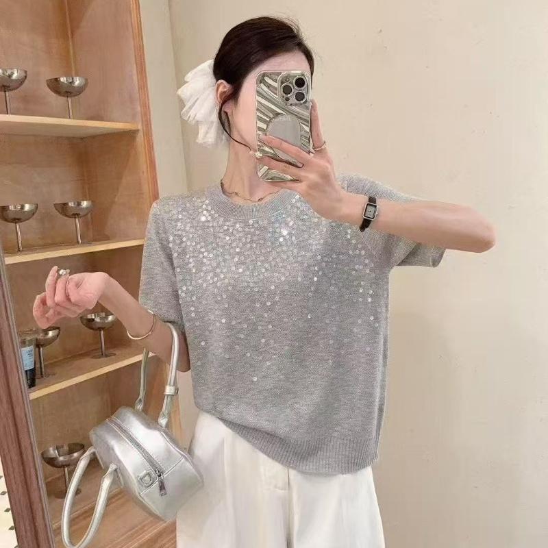 Number28 - 閃亮亮片針織上衣 286029-細節圖5