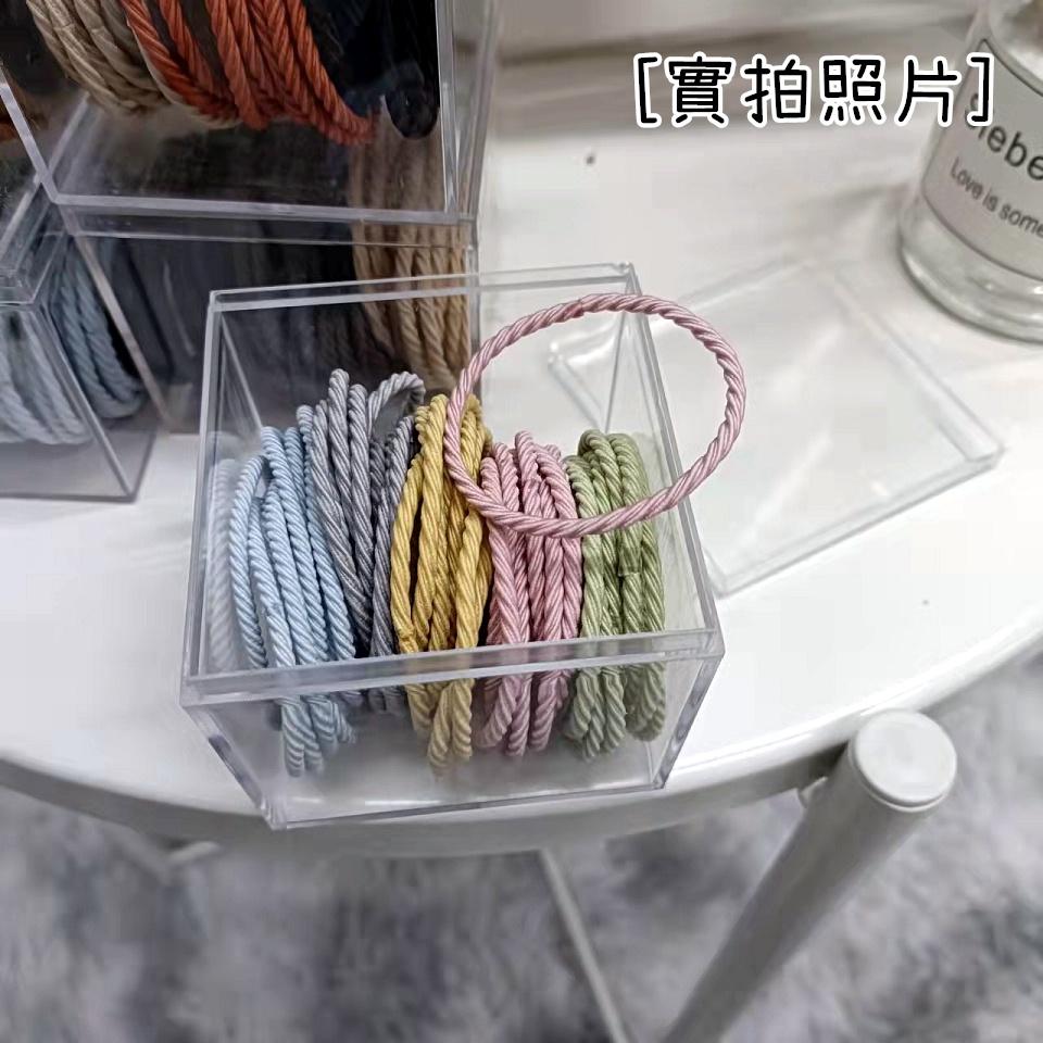 Number28 - 日系馬卡龍莫蘭迪多色髮圈(50入) 282058-細節圖7