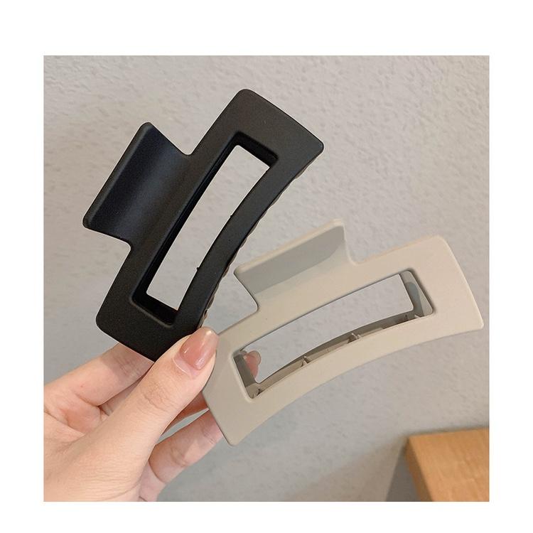 Number28 - 髮夾 莫蘭迪磨砂方形髮夾鯊魚夾 282574-細節圖6