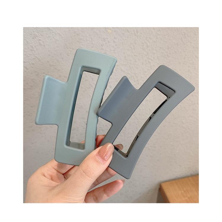 Number28 - 髮夾 莫蘭迪磨砂方形髮夾鯊魚夾 282574-細節圖7