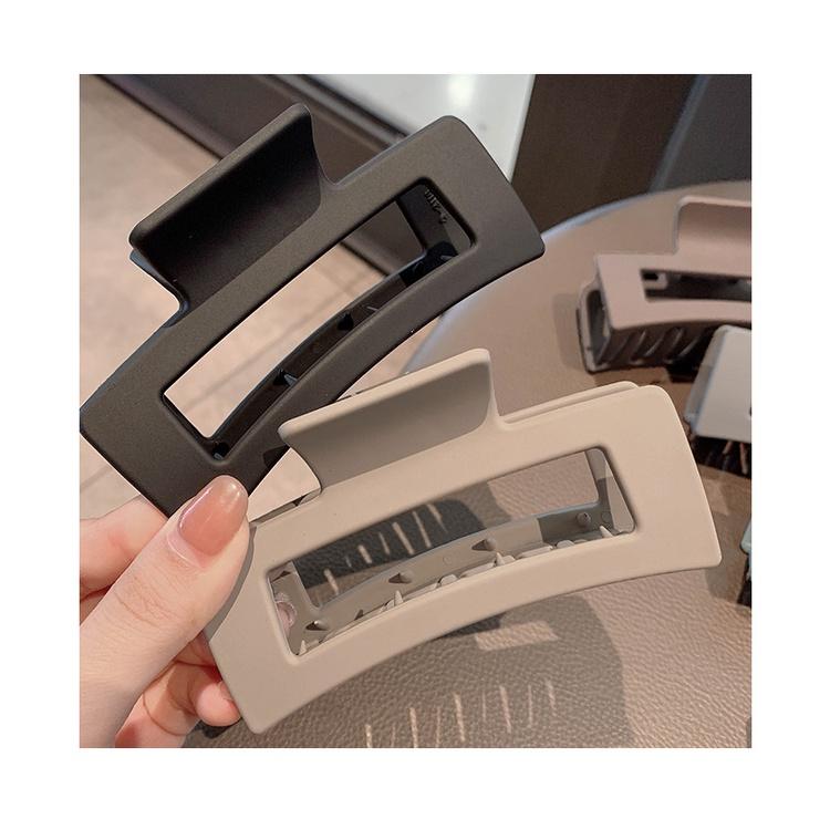 Number28 - 髮夾 莫蘭迪磨砂方形髮夾鯊魚夾 282574-細節圖8