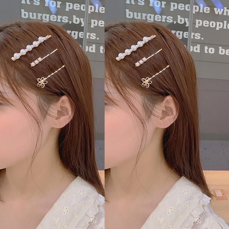 Number28 - 簡約時尚造型一字金屬髮夾 282335-細節圖2