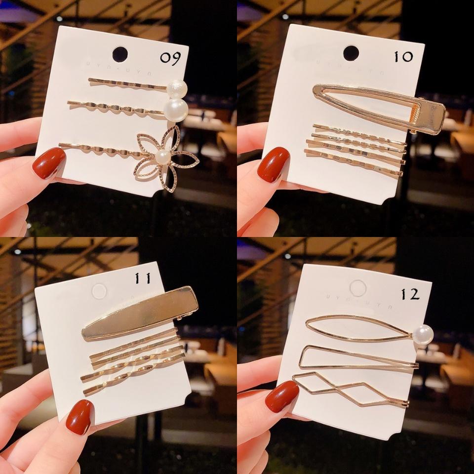 Number28 - 簡約時尚造型一字金屬髮夾 282335-細節圖5