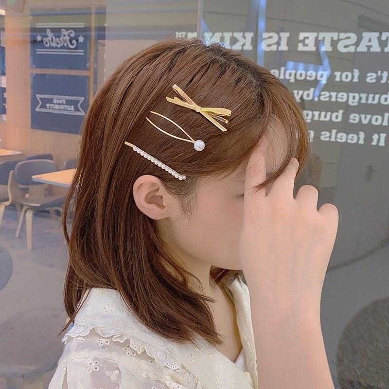 Number28 - 簡約時尚造型一字金屬髮夾 282335-細節圖8