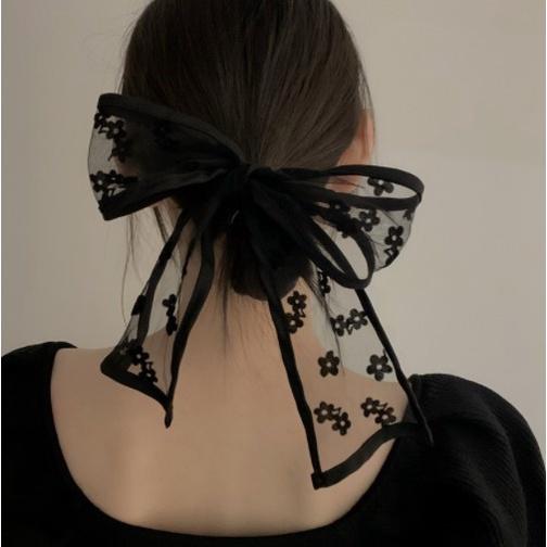 Number28 - 韓版網紗寬版綁髮帶 282374-細節圖3