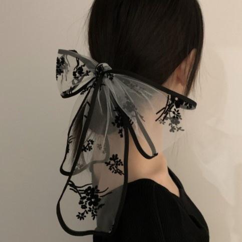 Number28 - 韓版網紗寬版綁髮帶 282374-細節圖4