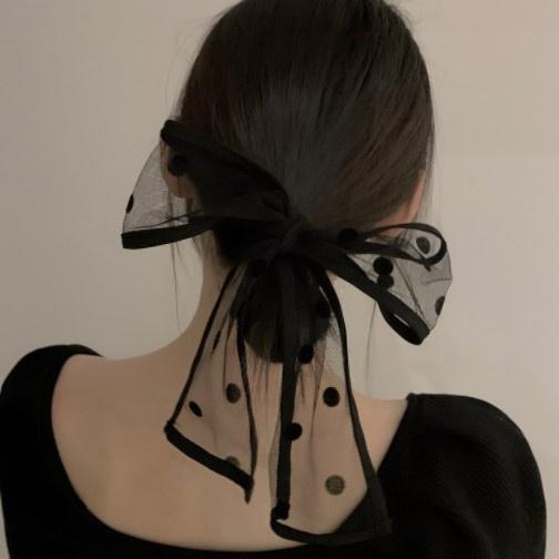 Number28 - 韓版網紗寬版綁髮帶 282374-細節圖5