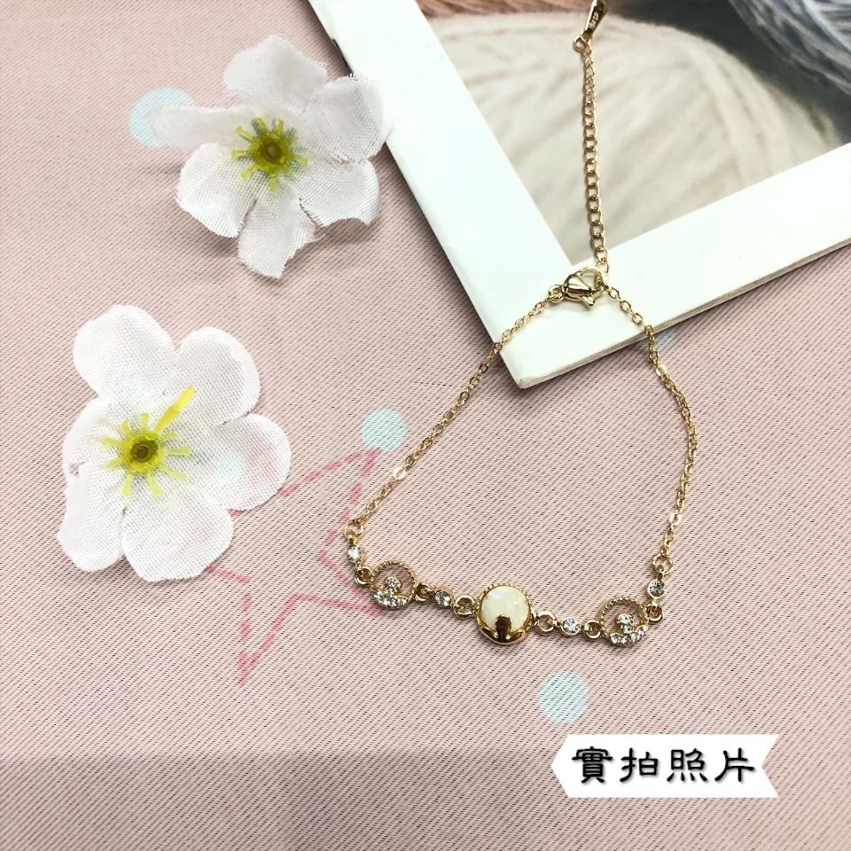 Number28 - 手鍊 時尚鑲鑽精緻圓圈造型手鍊 282485-細節圖9