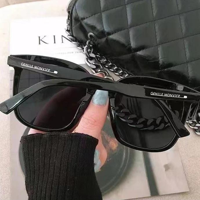 Number28 - 韓版鉚釘裝飾側文字造型眼鏡 282290-細節圖4