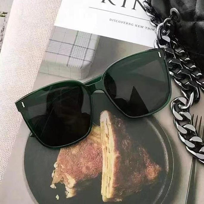 Number28 - 韓版鉚釘裝飾側文字造型眼鏡 282290-細節圖5