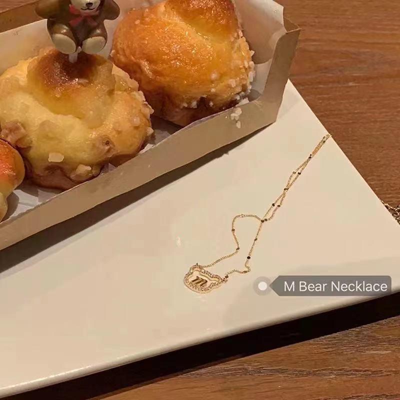 Number28 - S925銀鍊鏤空小熊M項鍊 282171-細節圖3