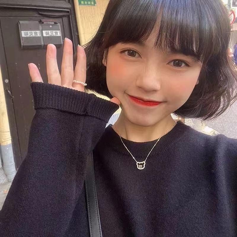 Number28 - S925銀鍊鏤空小熊M項鍊 282171-細節圖6