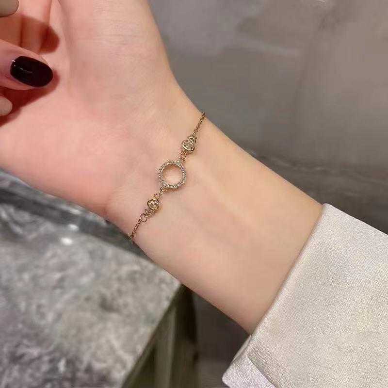 Number28 - 手鍊 氣質鑲鑽圓圈手鍊 282488-細節圖2