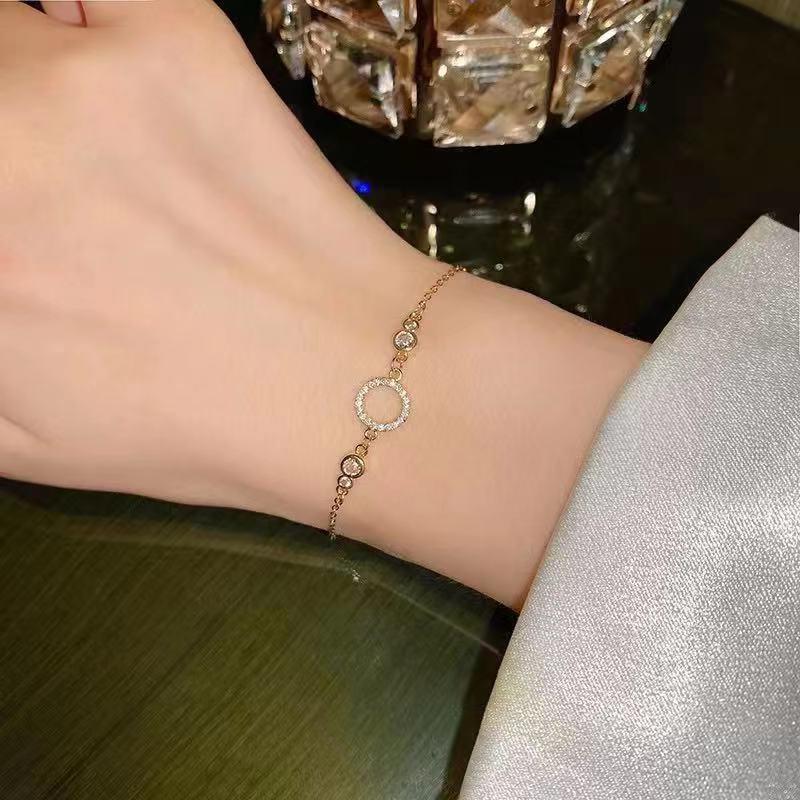 Number28 - 手鍊 氣質鑲鑽圓圈手鍊 282488-細節圖4