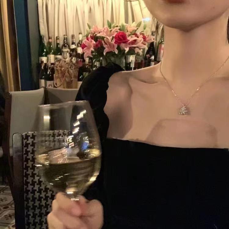 Number28 - S925銀鍊立體鑲鑽熊熊項鍊 282166-細節圖2