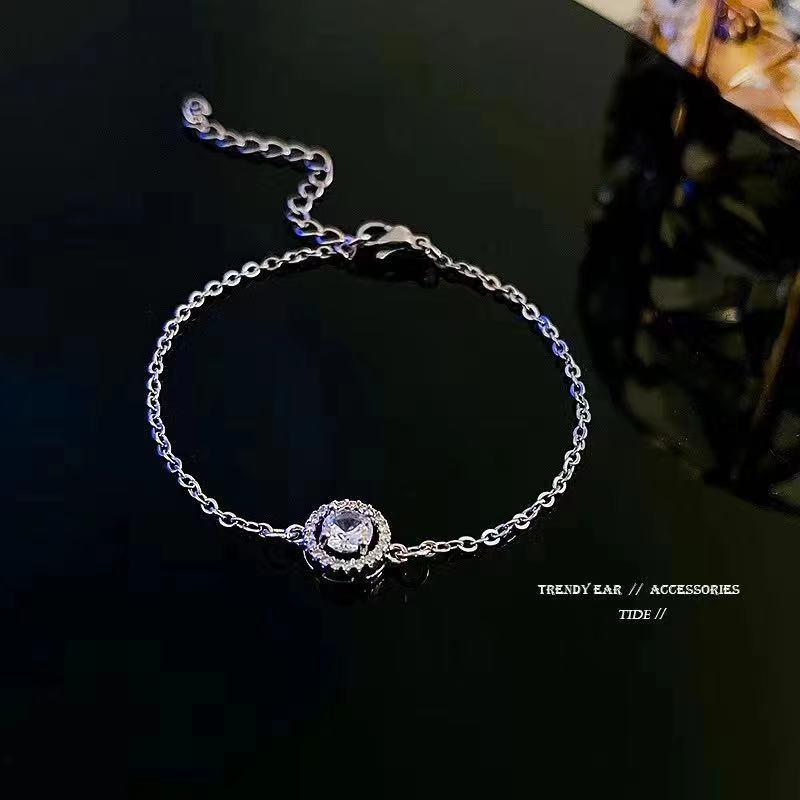 Number28 - 手鍊 時尚圓形鑲鑽手鍊 282490-細節圖4