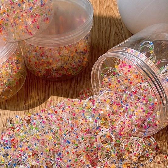 Number28 - 多色混合圓圈點點橡皮筋 282560-細節圖3