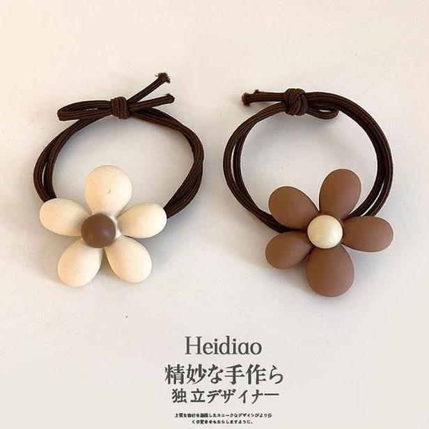 Number28 - 可愛小熊花朵蝴蝶結髮圈(共6入) 282377-細節圖6