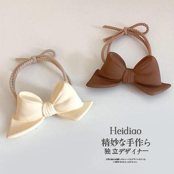 Number28 - 可愛小熊花朵蝴蝶結髮圈(共6入) 282377-細節圖7