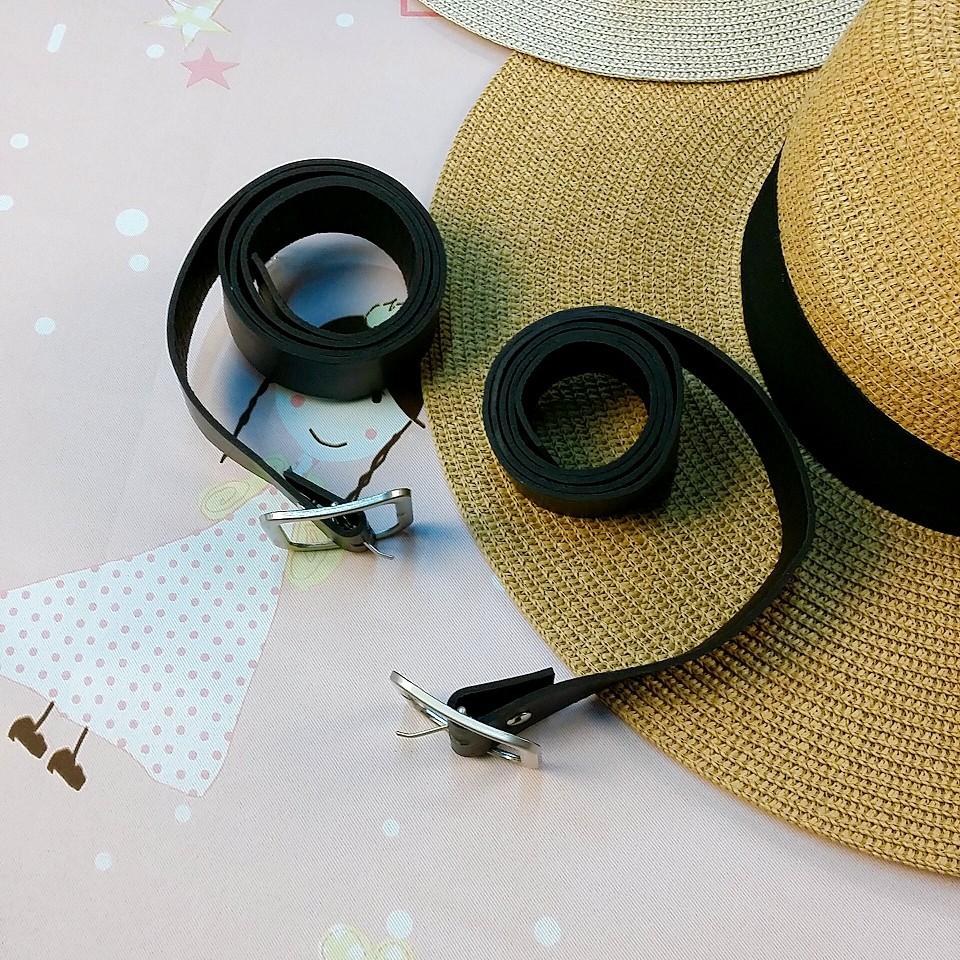 Number28 - 皮帶 簡約百搭環釦方型PU皮腰帶 #001-細節圖7