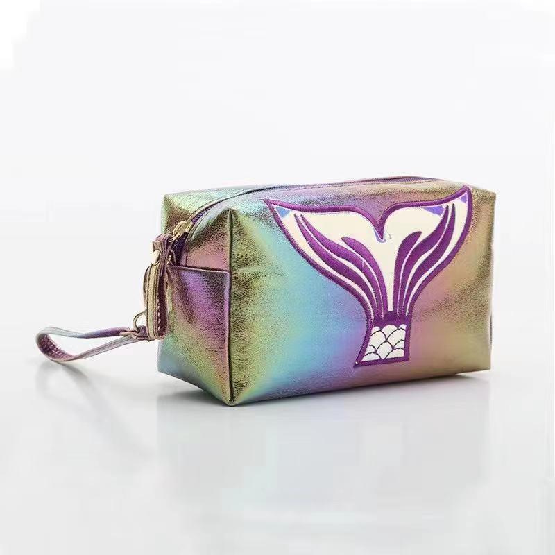 Number28 - (附吊繩)可愛人魚尾巴光澤攜便化妝包 282493-細節圖2