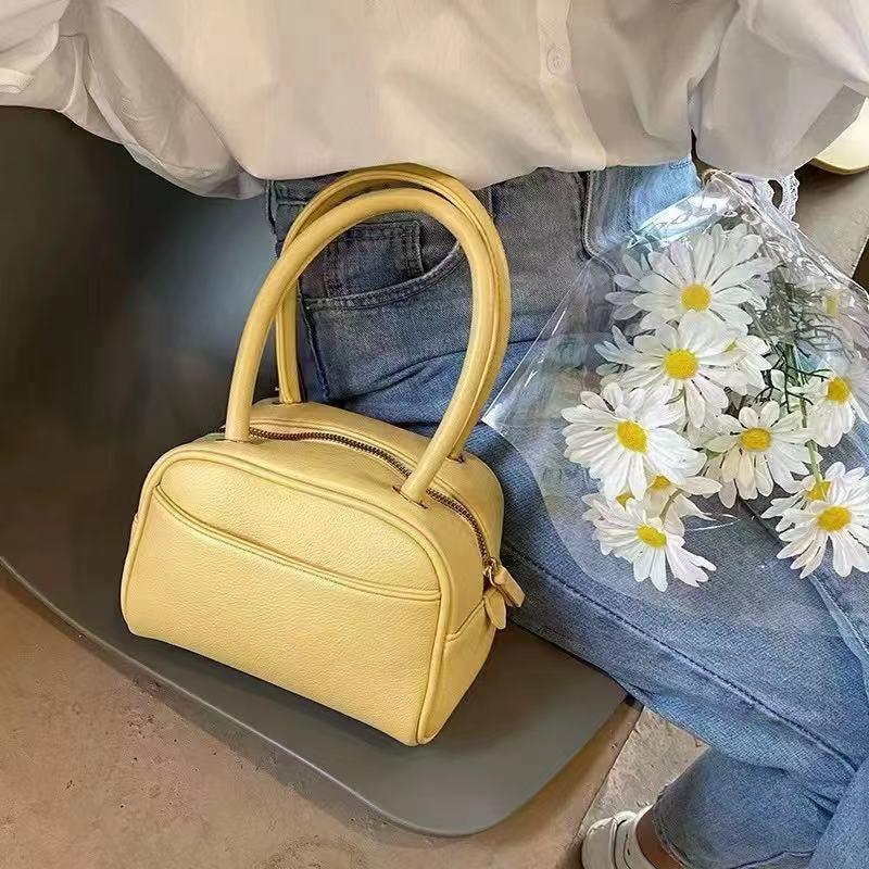 Number28 - 韓版新款小方胖胖皮革手提包 282274-細節圖5