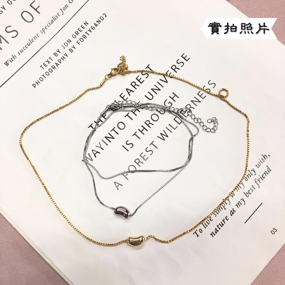Number28 - 項鍊 韓版豆豆造型鎖骨項鍊 282474-細節圖9