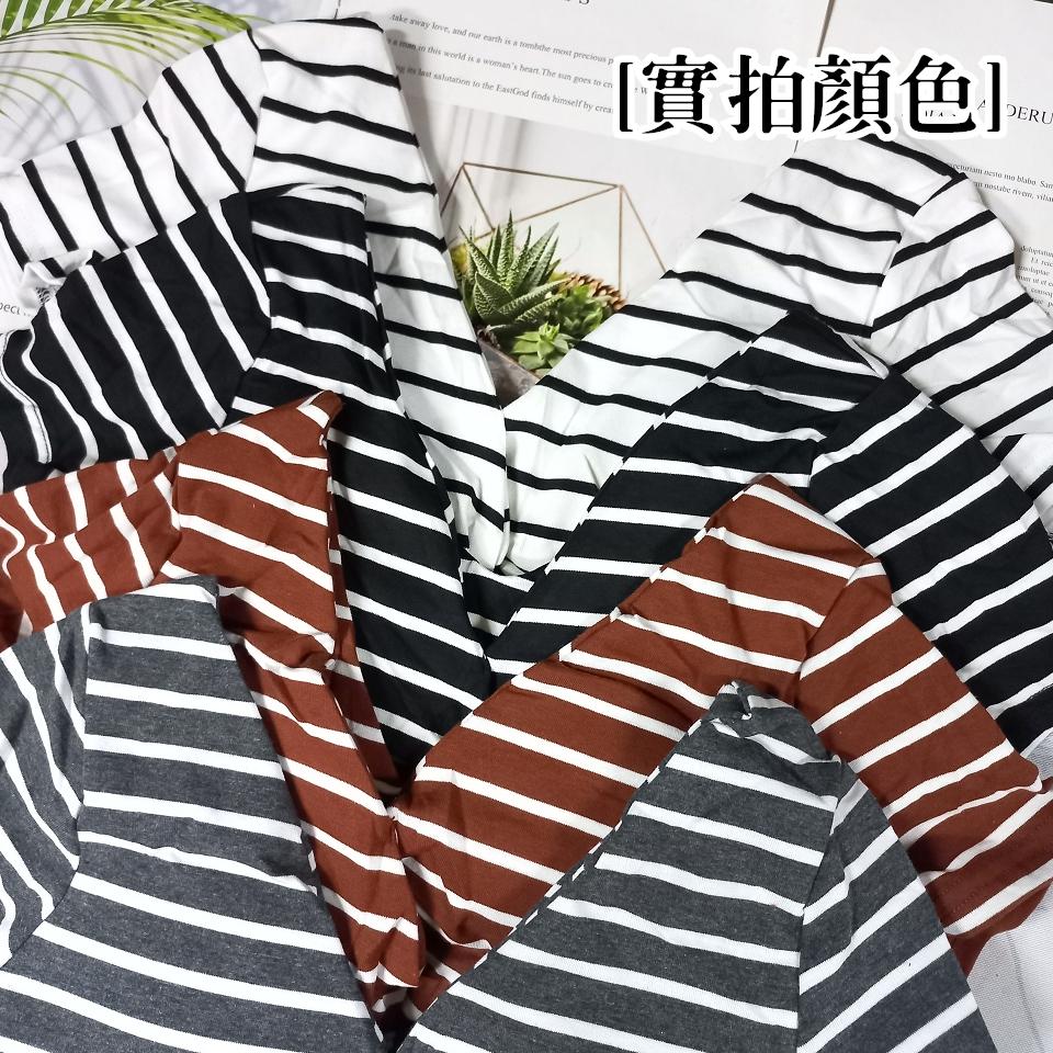 Number28 - 性感V領扭結條紋罩杯短版上衣 283602-細節圖7