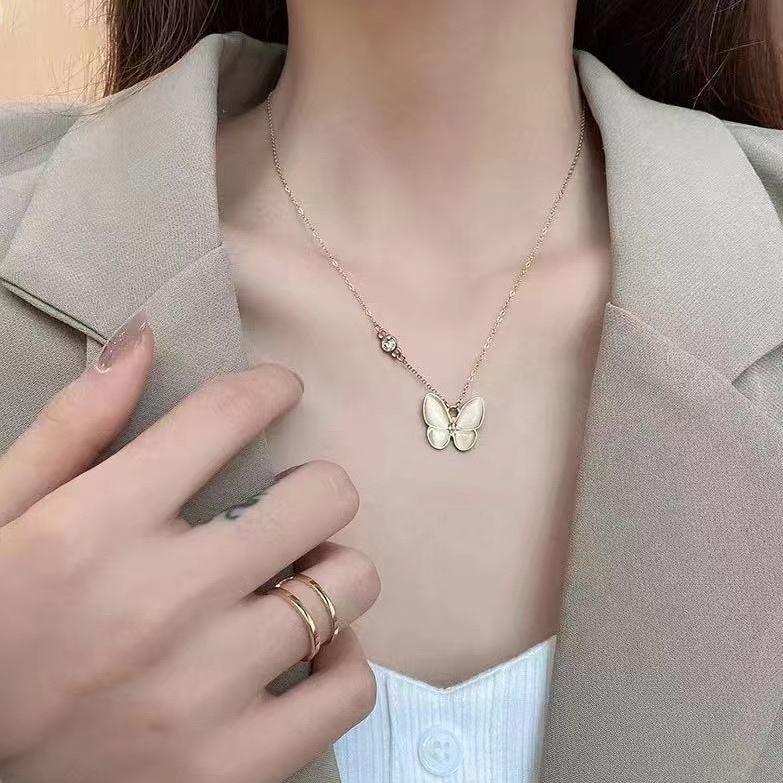 Number28 - 項鍊 韓版蝴蝶鎖骨項鍊 282469-細節圖3