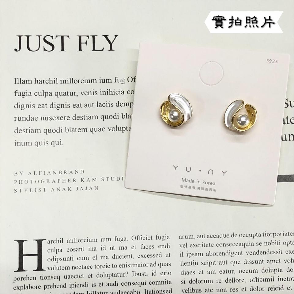 Number28 - 耳環 珍珠花造型耳針式抗過敏耳環 282460-細節圖8