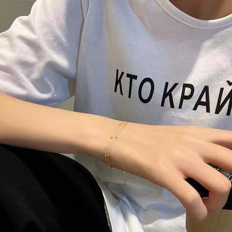 Number28 - 手鍊 氣質百搭小圓珠雙條手鍊 282487-細節圖2