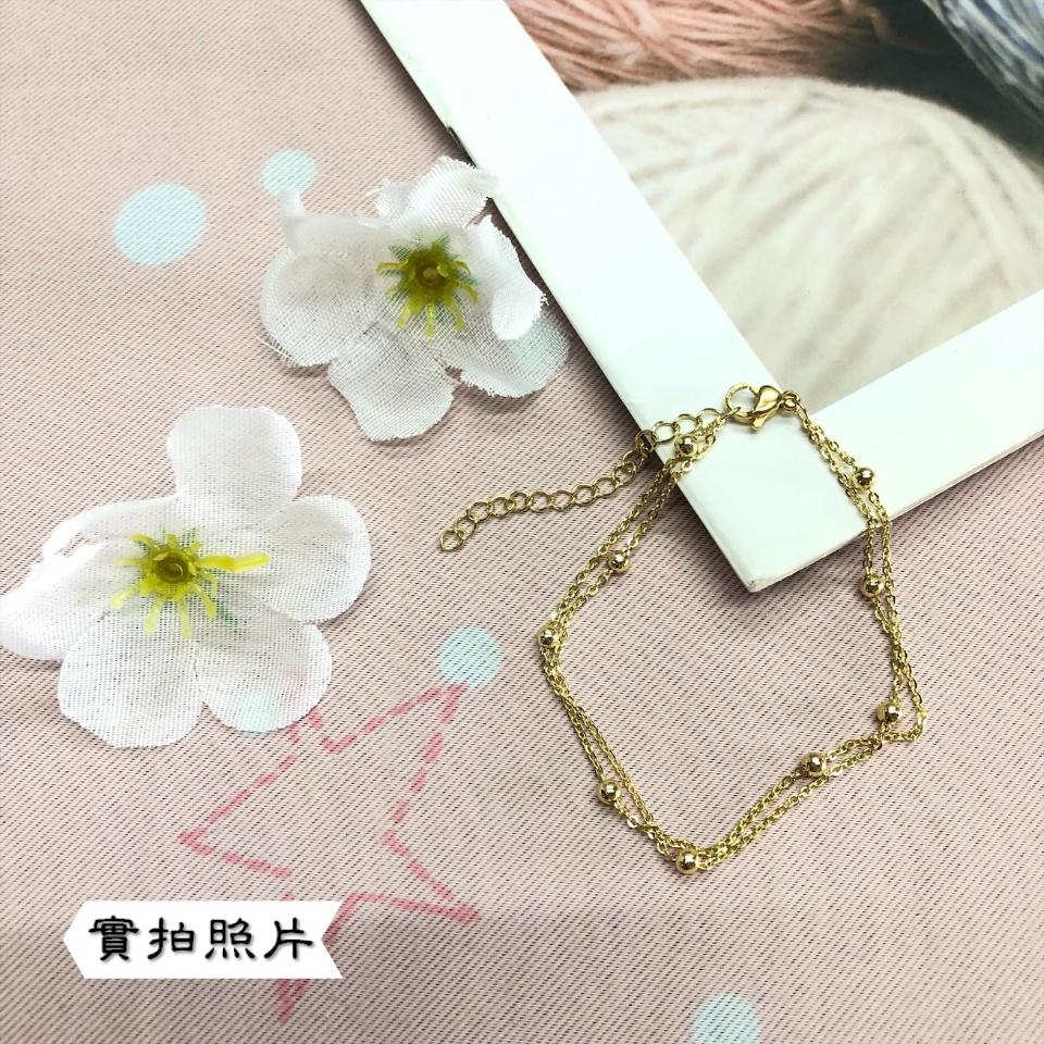 Number28 - 手鍊 氣質百搭小圓珠雙條手鍊 282487-細節圖7