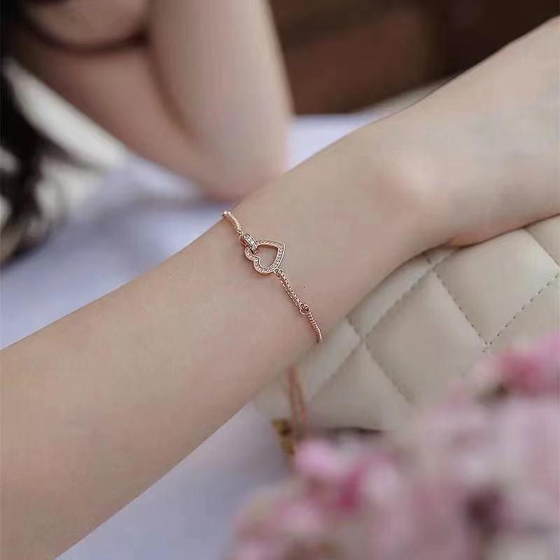 Number28 - 手鍊 愛心連結手鍊 282482-細節圖6