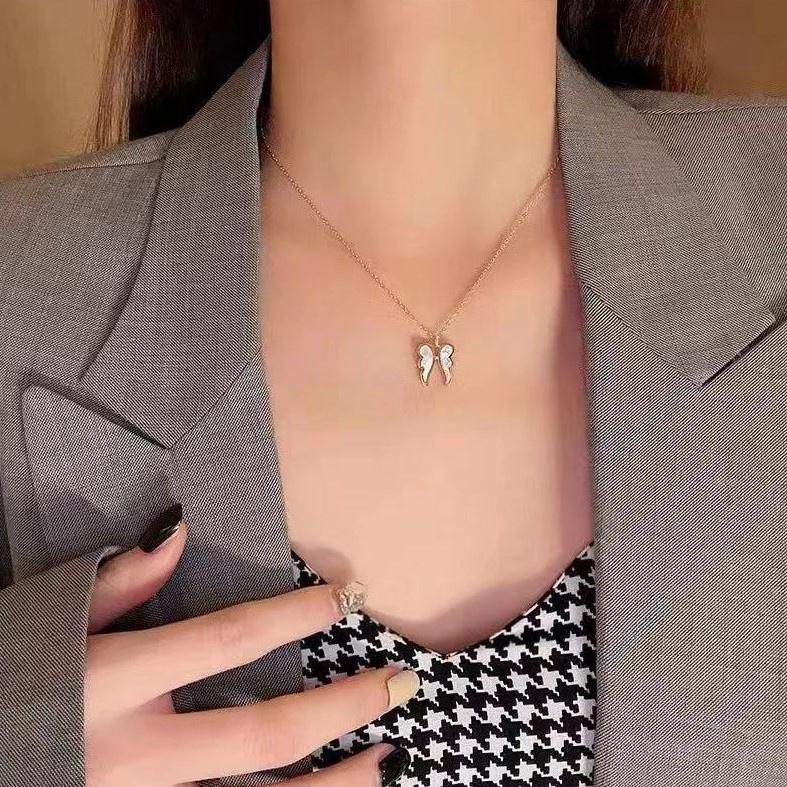 Number28 - 項鍊 韓版貝殼翅膀造型項鍊 282477-細節圖5