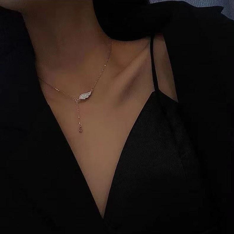 Number28 - 鍍金天使翅膀墜飾項鍊 282284-細節圖6