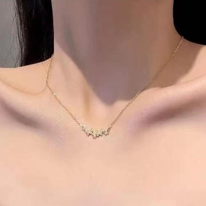 Number28 - 鍍金4隻蝴蝶飛舞項鍊 282282-細節圖2