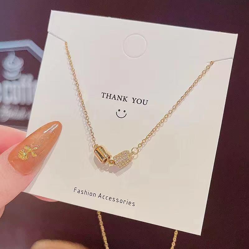 Number28 - 鍍金雙鈴鐺項鍊 282280-細節圖3