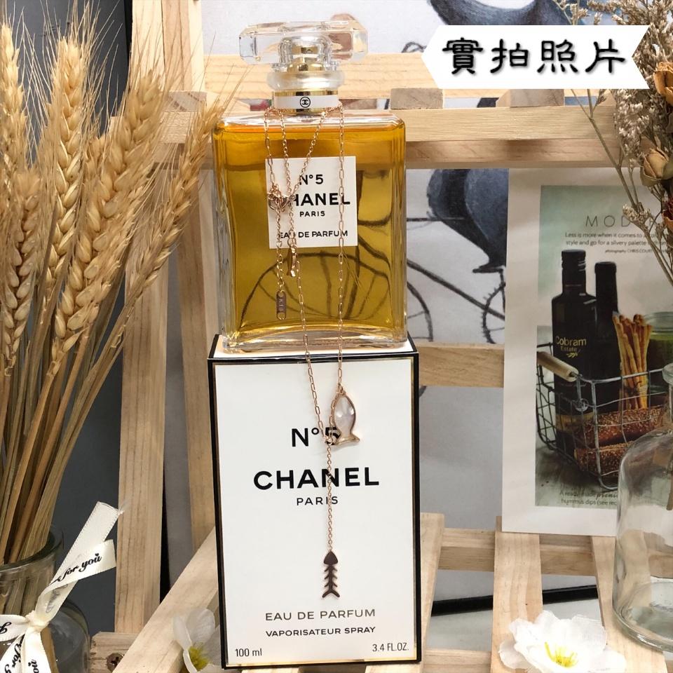 Number28 - 鍍玫瑰金3種小魚墜飾項鍊 282289-細節圖8