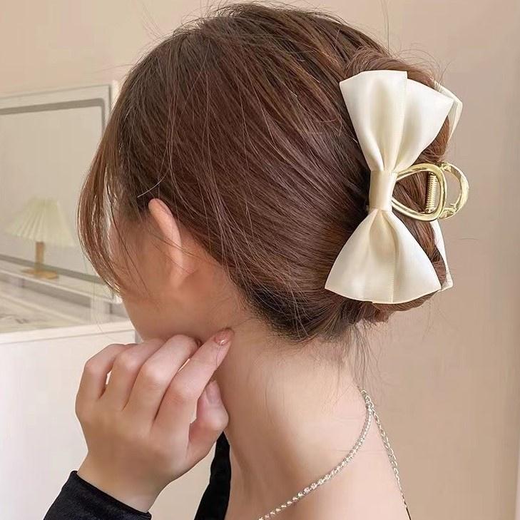 Number28 - 氣質蝴蝶結造型鯊魚夾 282337-細節圖2