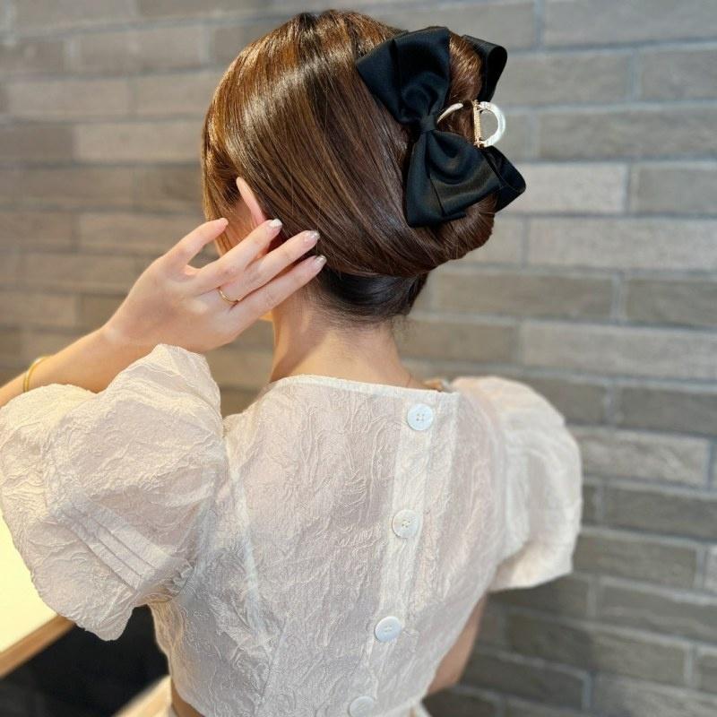 Number28 - 氣質蝴蝶結造型鯊魚夾 282337-細節圖3