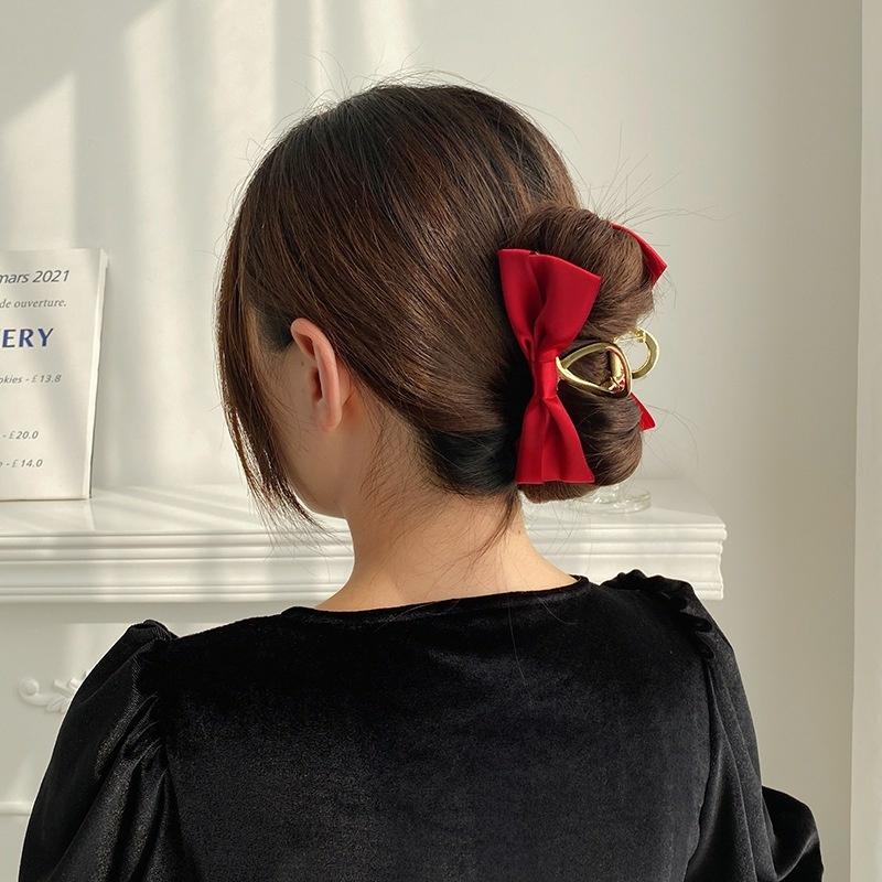 Number28 - 氣質蝴蝶結造型鯊魚夾 282337-細節圖4