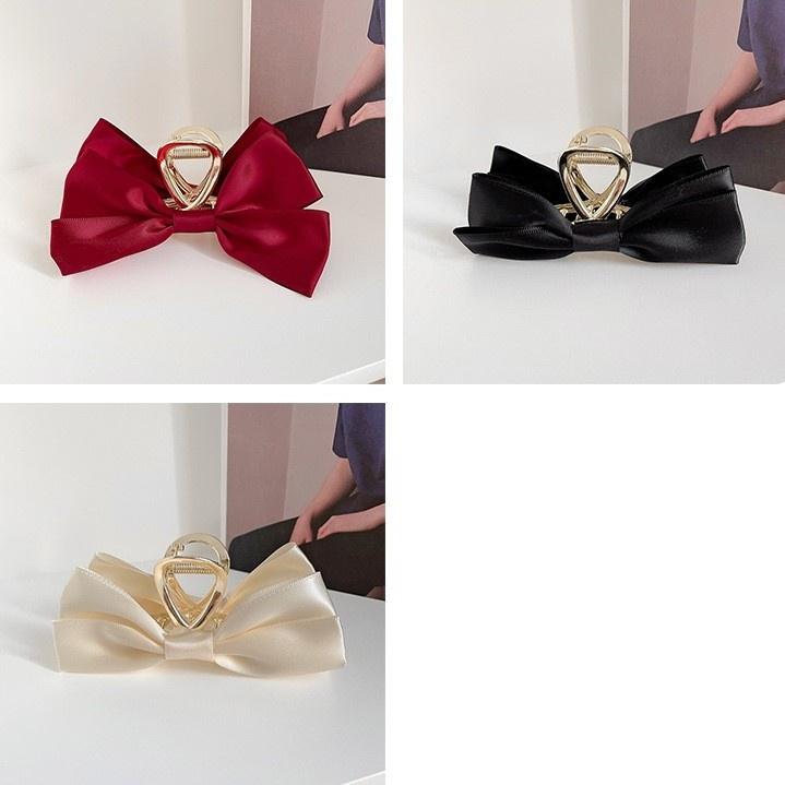 Number28 - 氣質蝴蝶結造型鯊魚夾 282337-細節圖7