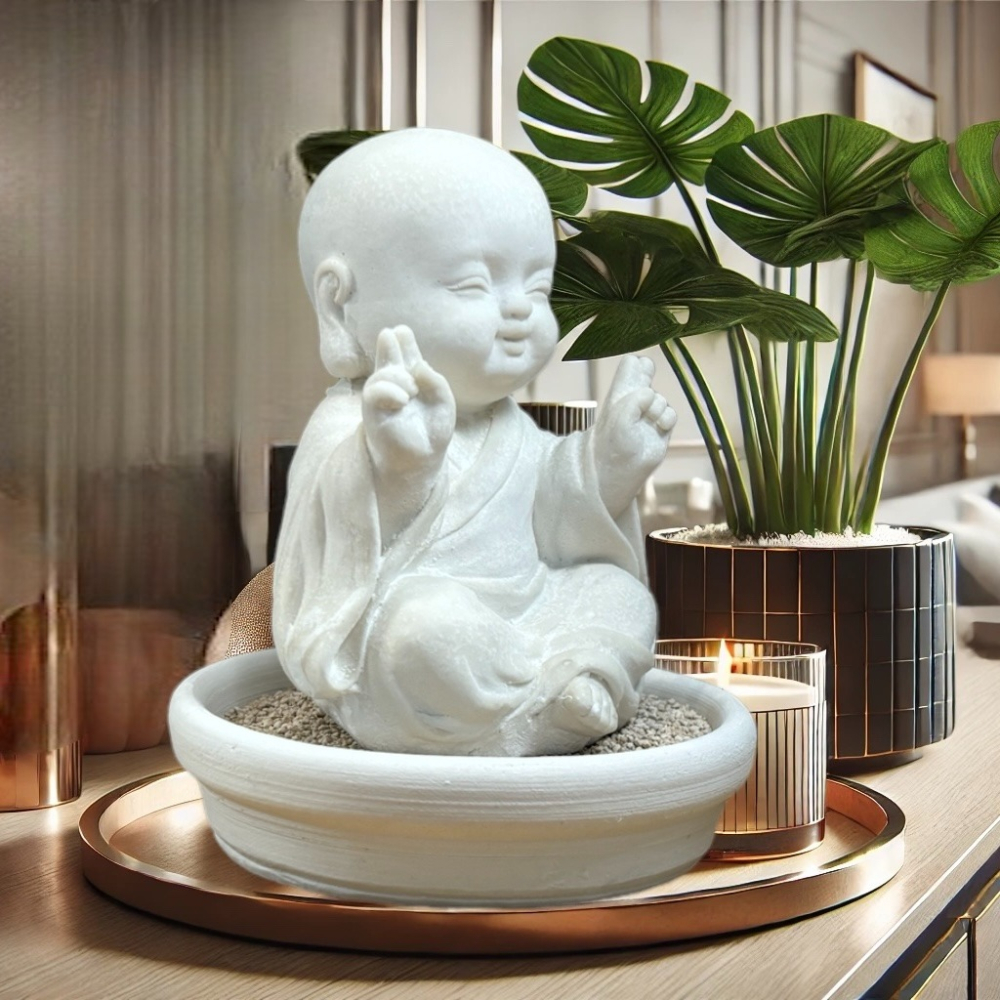 無憂童子-一笑 好心情擴香公仔 珪藻土擴香套組-細節圖3